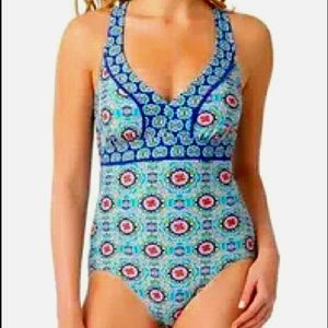 Catalina Floral Geometric One Piece Swimsuit size S